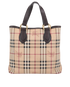 Haymarket Check Tote, back view